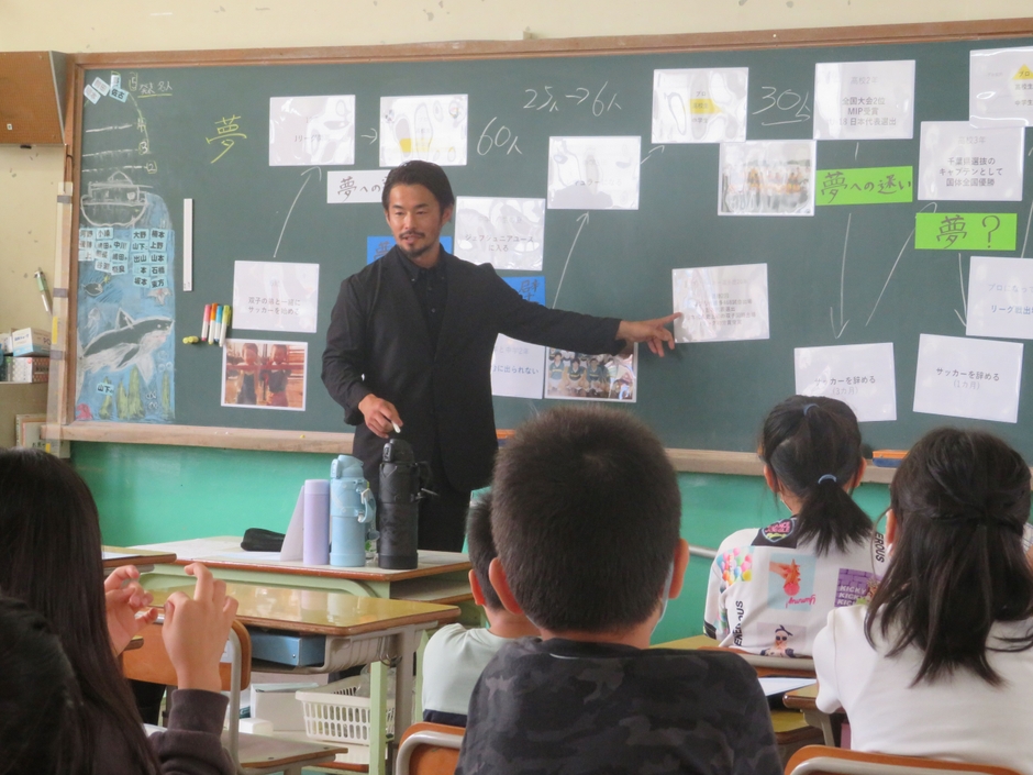 佐藤 勇人さん(和歌山市立川永小学校 トークの時間)