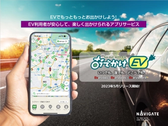 EV充電スポット検索アプリ「おでかけEV」提供開始　 EV車でのおでかけでポイントが貯まる！