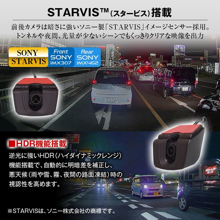 STARVIS(TM)(スタービス)搭載