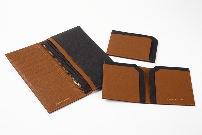 セパレート型ウォレット　ダークブラウン＆キャメルブラウン