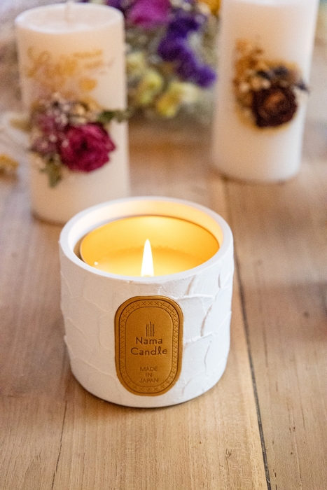 生キャンドル(R) 漆喰ウェーブ