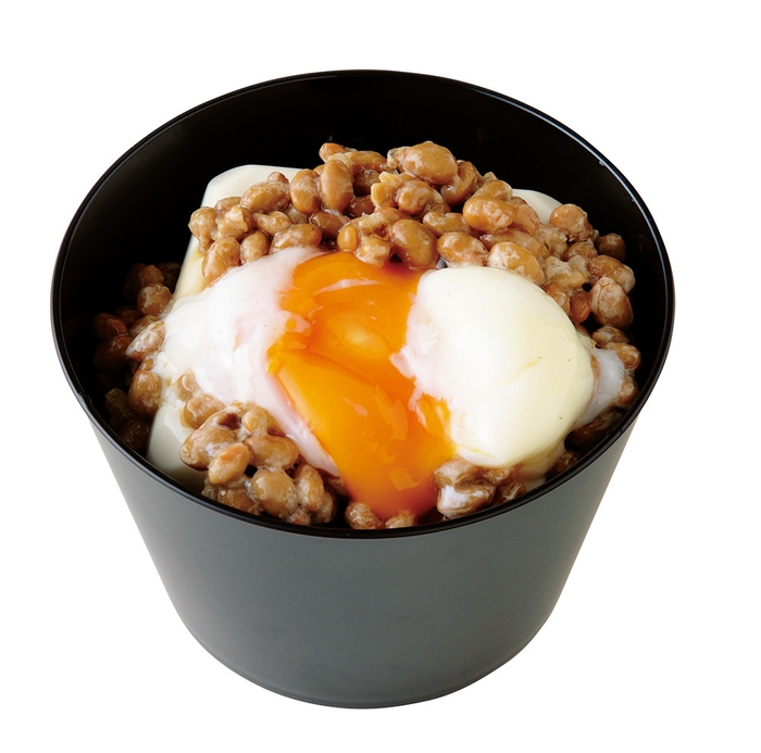 「納豆腐丼温たまのっけ」