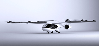 図.電気垂直離着陸（eVTOL）航空機の製品画像