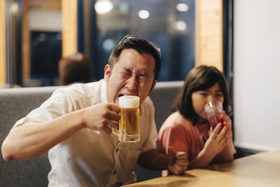 ビールとソフドリはリーズナブルに