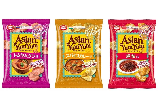 『40g アジアンヤムヤム トムヤムクン味/スパイスカレー味/麻辣味』