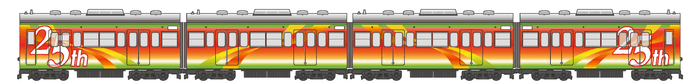 エキドキ ラッピング電車