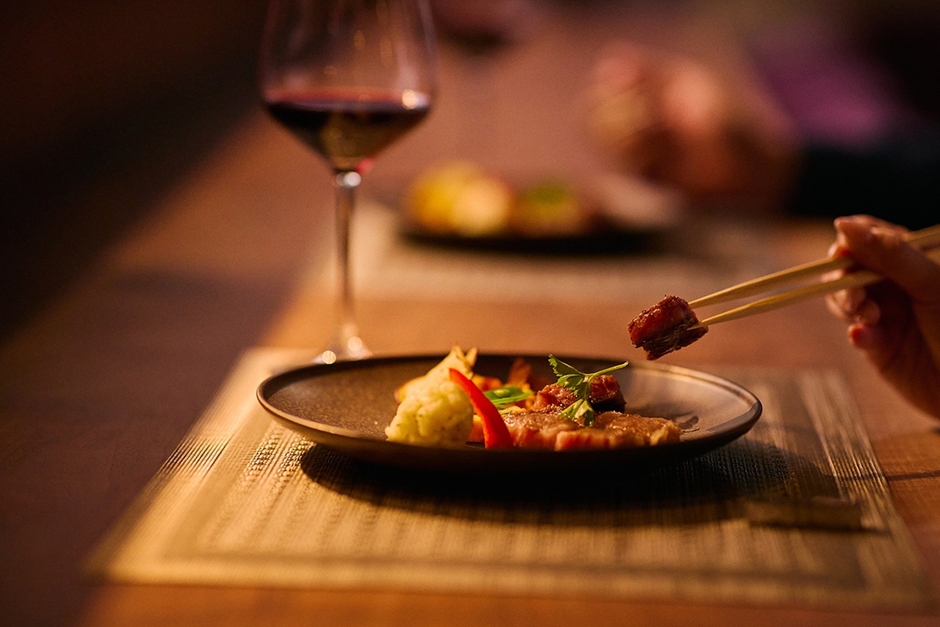 旬の地域食材を堪能する夕食