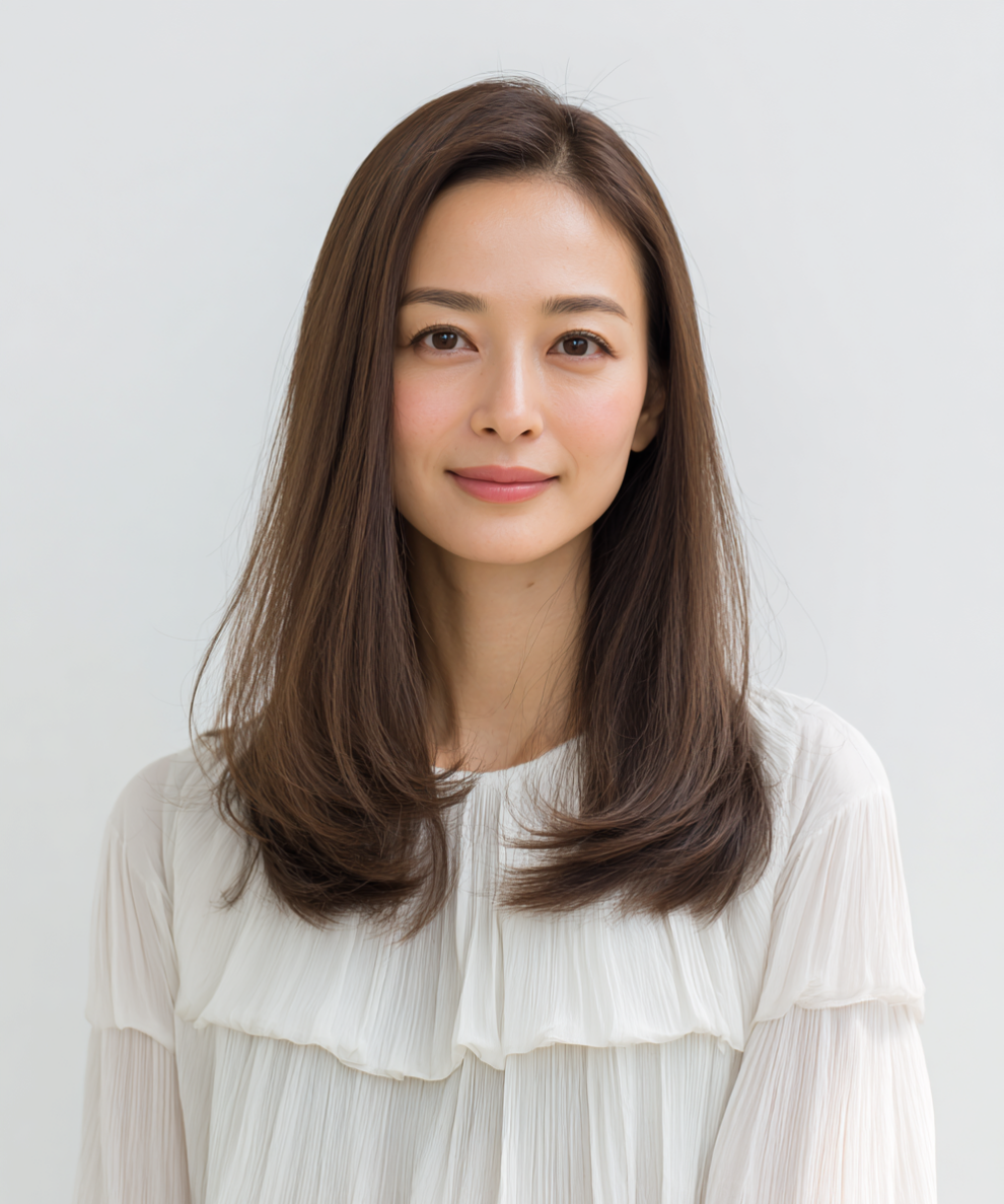 ナチュラルストレートモデル