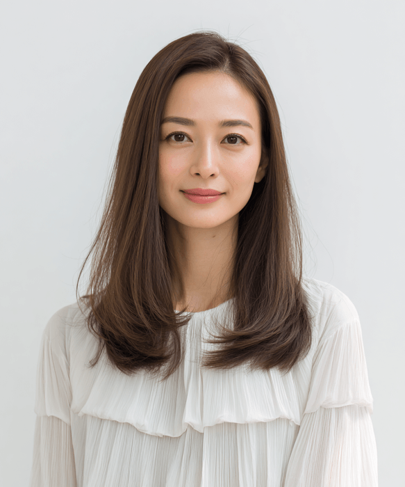 ナチュラルストレートモデル