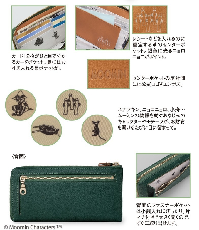 スナフキン財布詳細