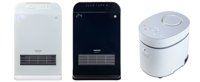 温度・人感センサー付消臭セラミックヒーター/スチームファン式加湿器“Steam CUBE”