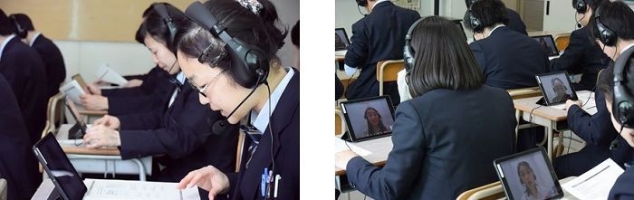 夕張高校の授業の様子