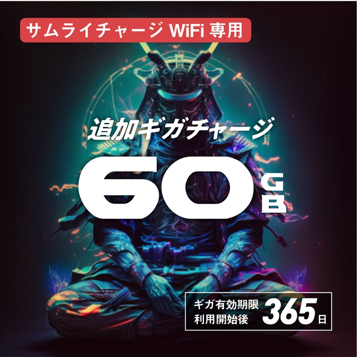 60GBチャージ