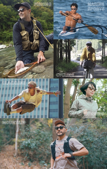 ハードなアウトドアにも着用可能