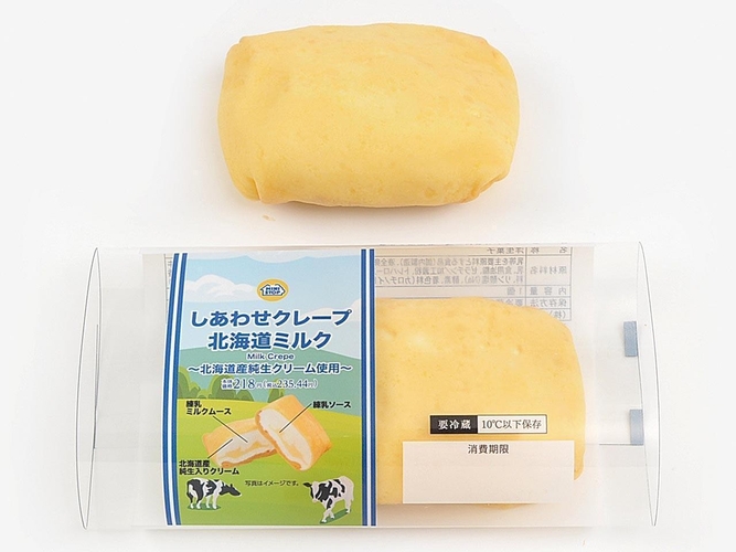 しあわせクレープ 北海道ミルク 画像 イメージ