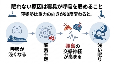 横向き寝は本当に安全なのか──睡眠時無呼吸症候群対策が呼吸の質を悪化させる構造　シリーズ第2回