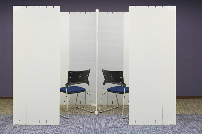 パーテーション全景