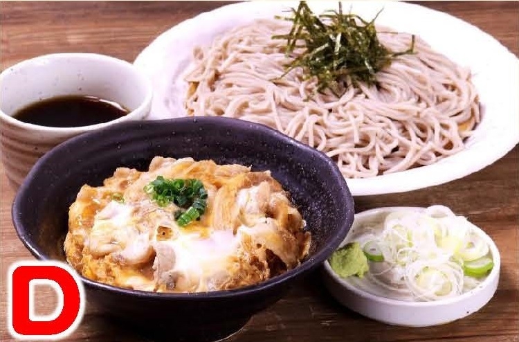 豚玉丼ざるそばセット
