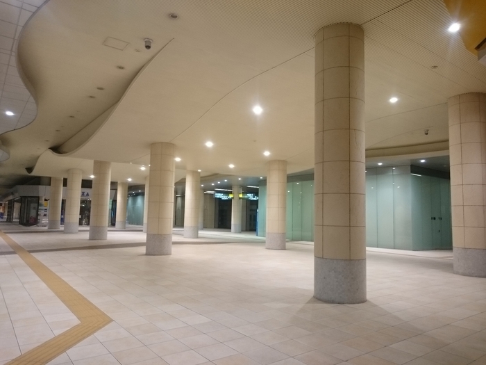 普段の公共地下道の様子