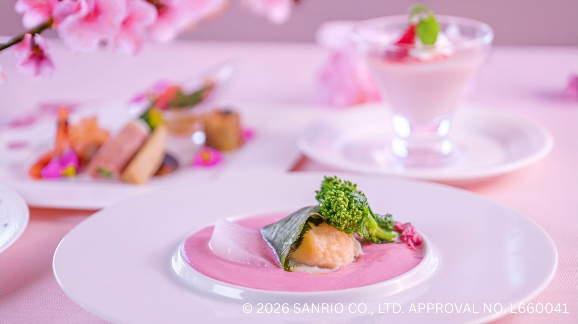 春筍や鰆、桜鯛など春の味覚を詰め込んだ贅沢コースが期間限定で登場
HELLO KITTY SMILE『春限定コース』 3月14日より提供開始