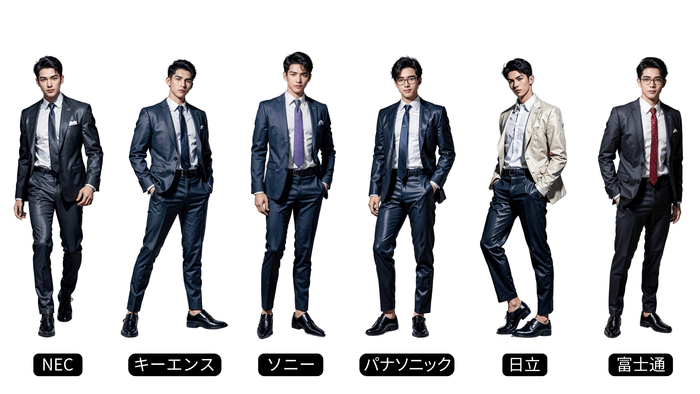 「働く男子図鑑」内の電気機器メーカー