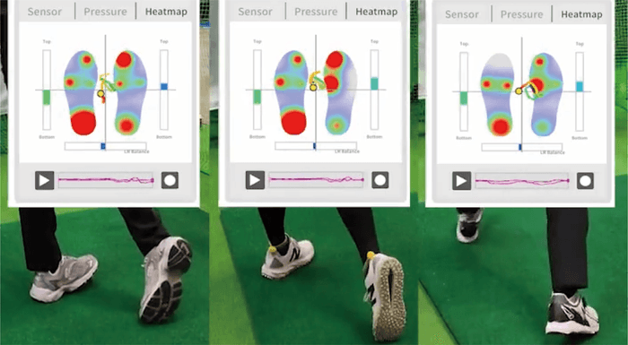 体重移動を可視化