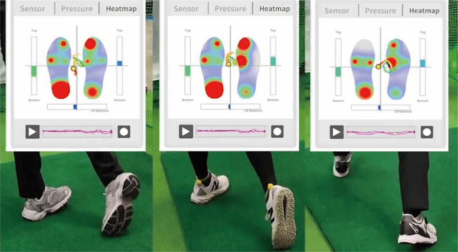 体重移動を可視化