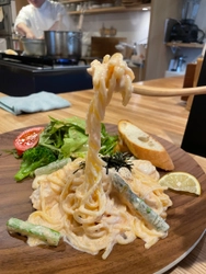 大岡山【衝撃の麺絡み】濃厚を極めた明太子クリームパスタ専門店Re/アールイーがオープン！