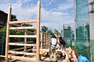 9月 上棟