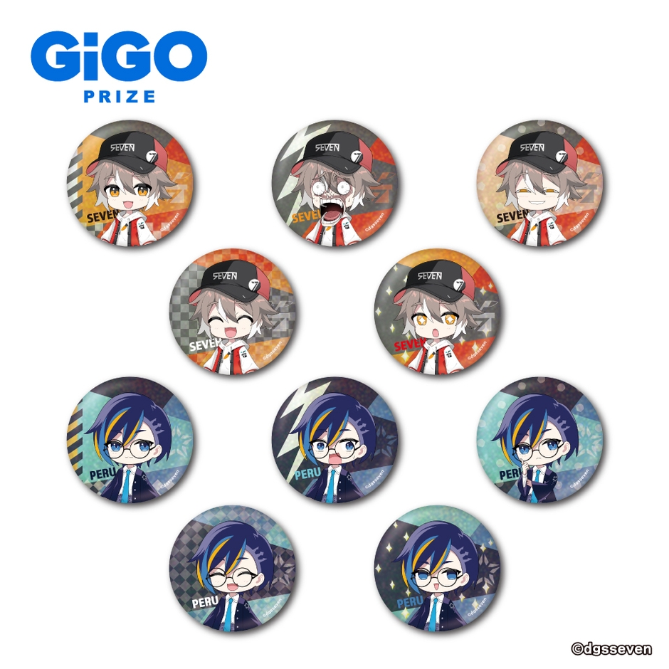 ▲せぶーん ホログラム缶バッジ