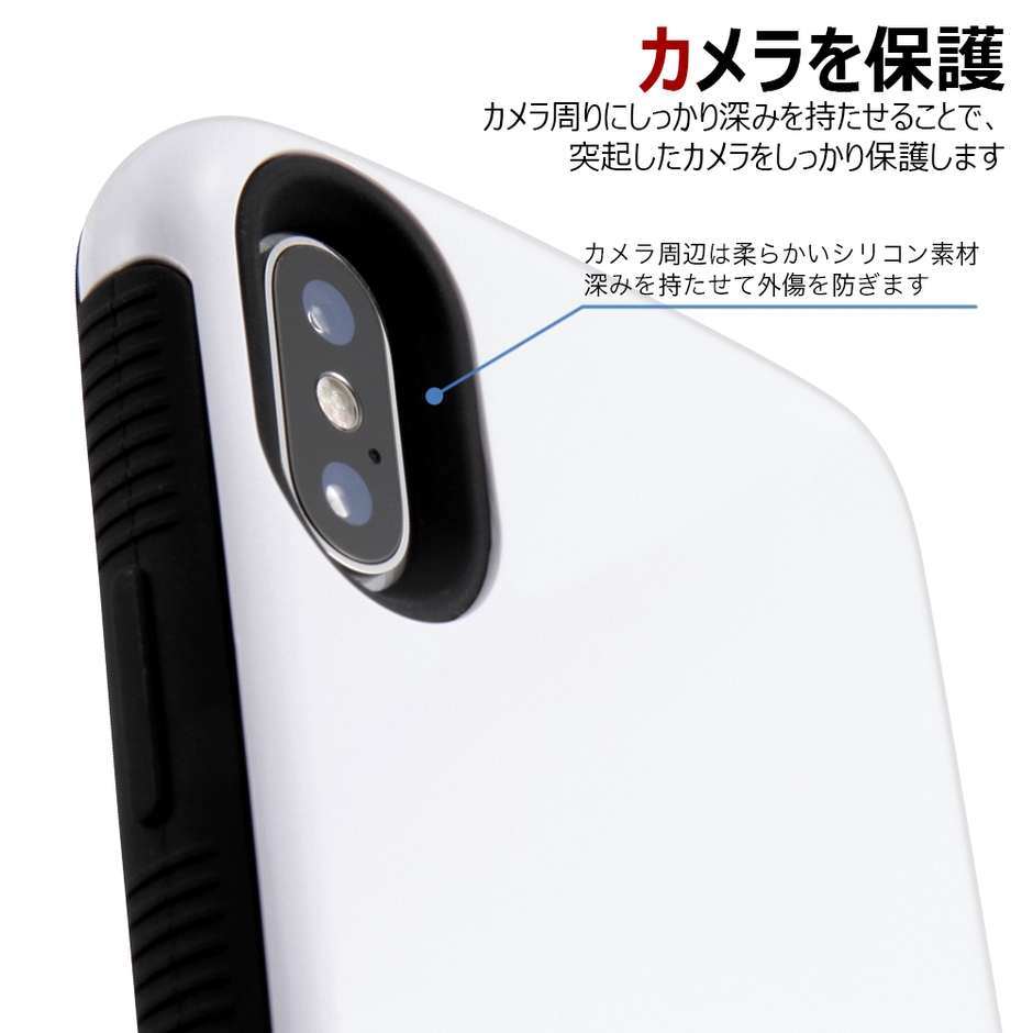 突起したカメラも保護