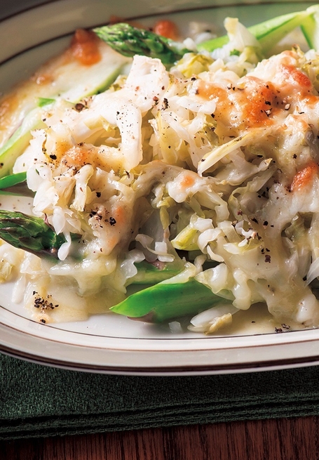 乳酸菌キャベツのアレンジ:チーズ焼き