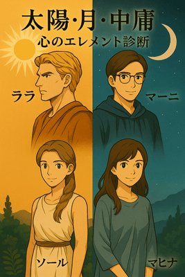 太陽・月・中庸　心のエレメント診断