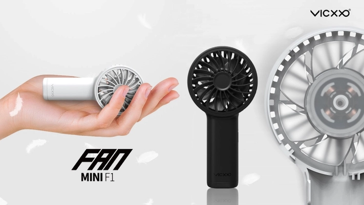 手の平より小さく7つの羽でパワフルな ポータブル扇風機「FAN mini F1」　 2021年4月13日よりMakuakeにて販売開始！
