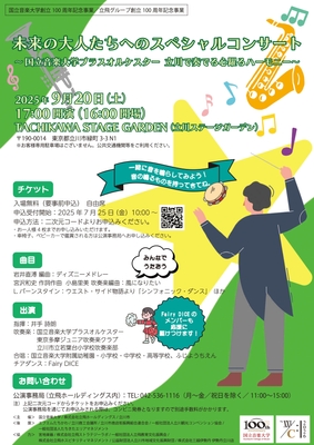 コンサート チラシ表面