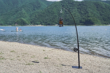 高さ調整できる釣り竿型ランタンスタンド「炎釣(えんちょう)」 　Makuakeにて9月2日から先行予約販売を開始