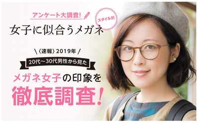メガネ女子についてのアンケート調査イメージ(1)