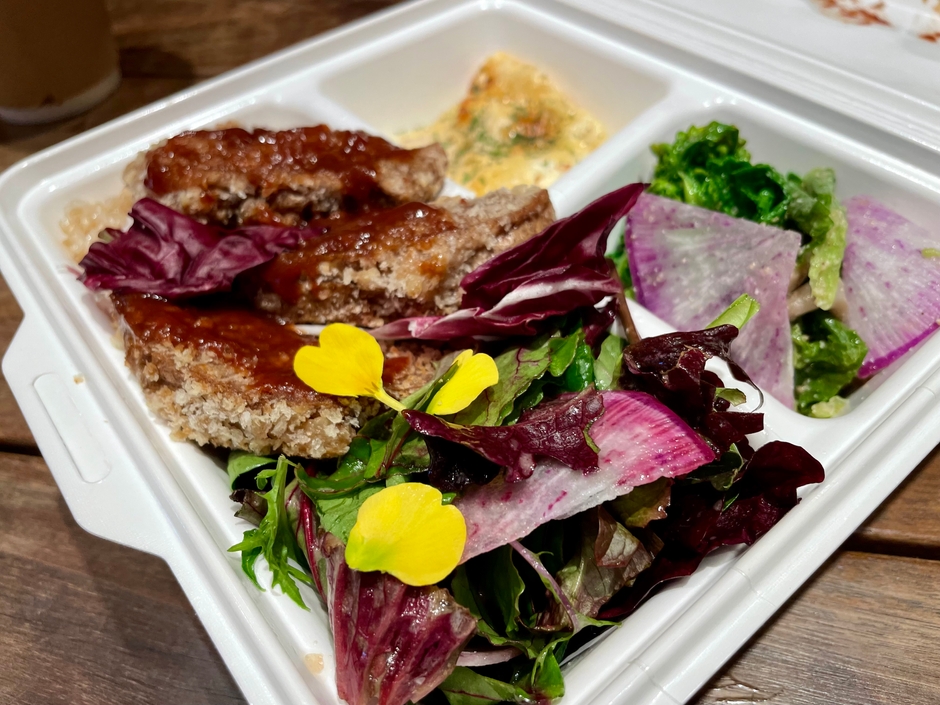 惣菜3種の玄米弁当