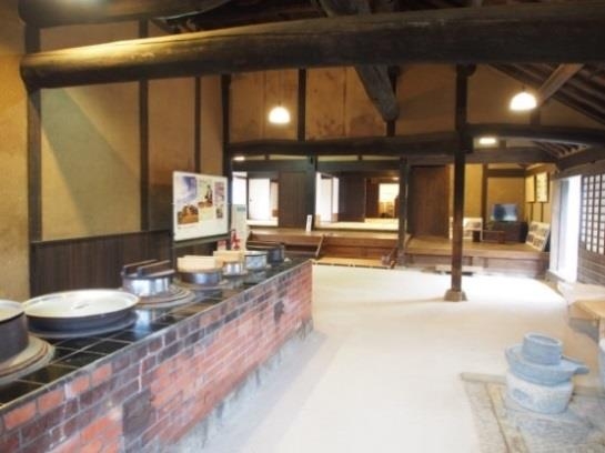 旧河澄家の内観(土間)