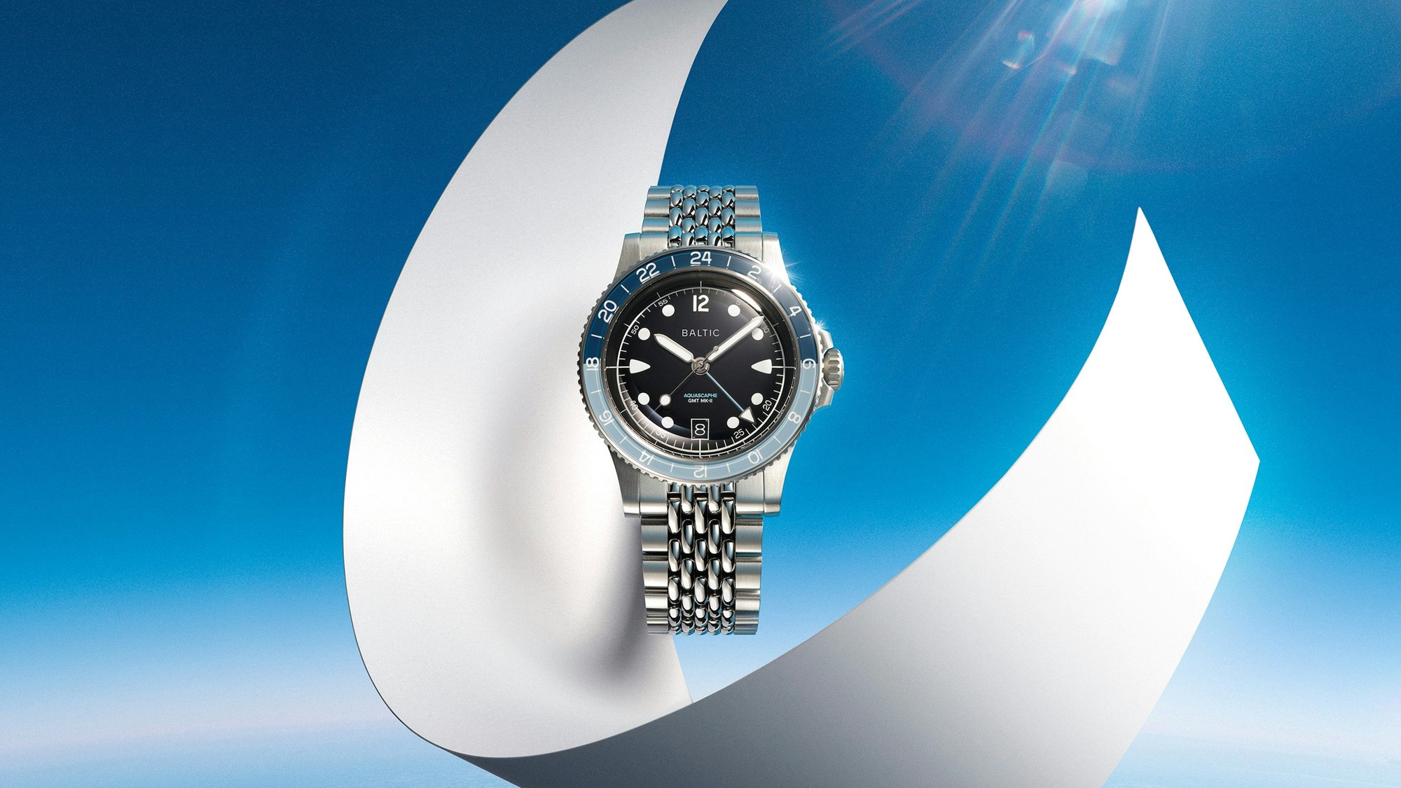 フランス発「BALTIC」 - 新作腕時計 -
旅を楽しむための本格GMTウォッチ「Aquascaphe GMT MK-II」が登場