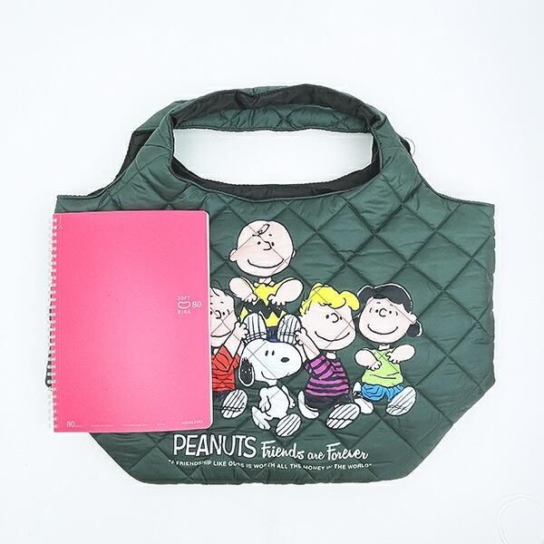 スヌーピーキルティングトート