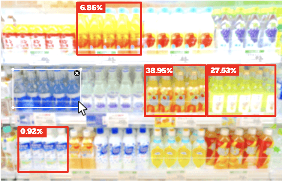 棚割り　飲料コーナー検証