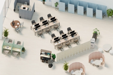 年度末需要に向けて 「TRANQORD吸音パーテーション」の販促を強化 会議室不足を工事不要で解消、“置くだけ”静音ゾーニングを提案