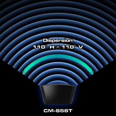 明瞭かつ滑らかな音質で空間を均一にカバー (CM-S56T)