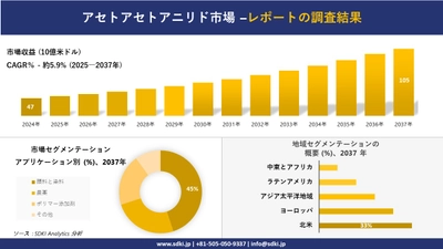 アセトアセトアニリド市場の発展、傾向、需要、成長分析および予測2025－2037年