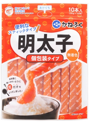 明太子スティック　パッケージ
