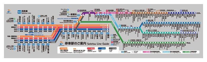 「路線図タオル」(相鉄線車内掲出Ver.)