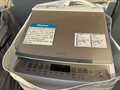 寄贈洗濯機作業所