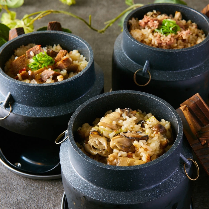 リニューアルした釜飯パエリア