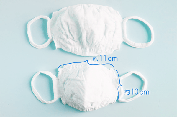 10cm×11cmと少し小さめで女性にフィット